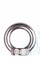Рым-гайка М12 нержавеющая сталь (AISI 304) DIN 582