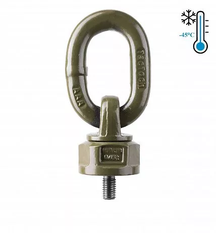 Такелажная точка TTBS M10х18 рым-петля с шарикоподшипником г/п 0,45/0,9т.